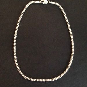 Silpada textured, black accent necklace.